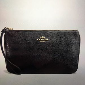 Coach large wristlet